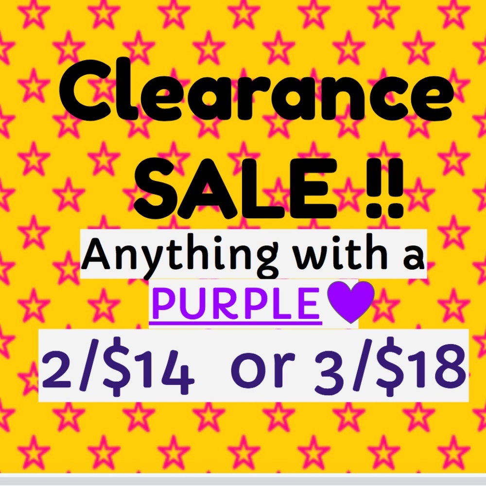 Bundle 2 items for $14 or 3 items for $18